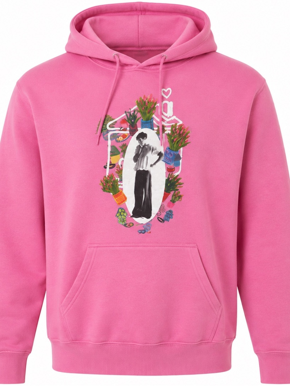 Harry Styles Love On Tour Official Pink Graphic Hoodie – Size M